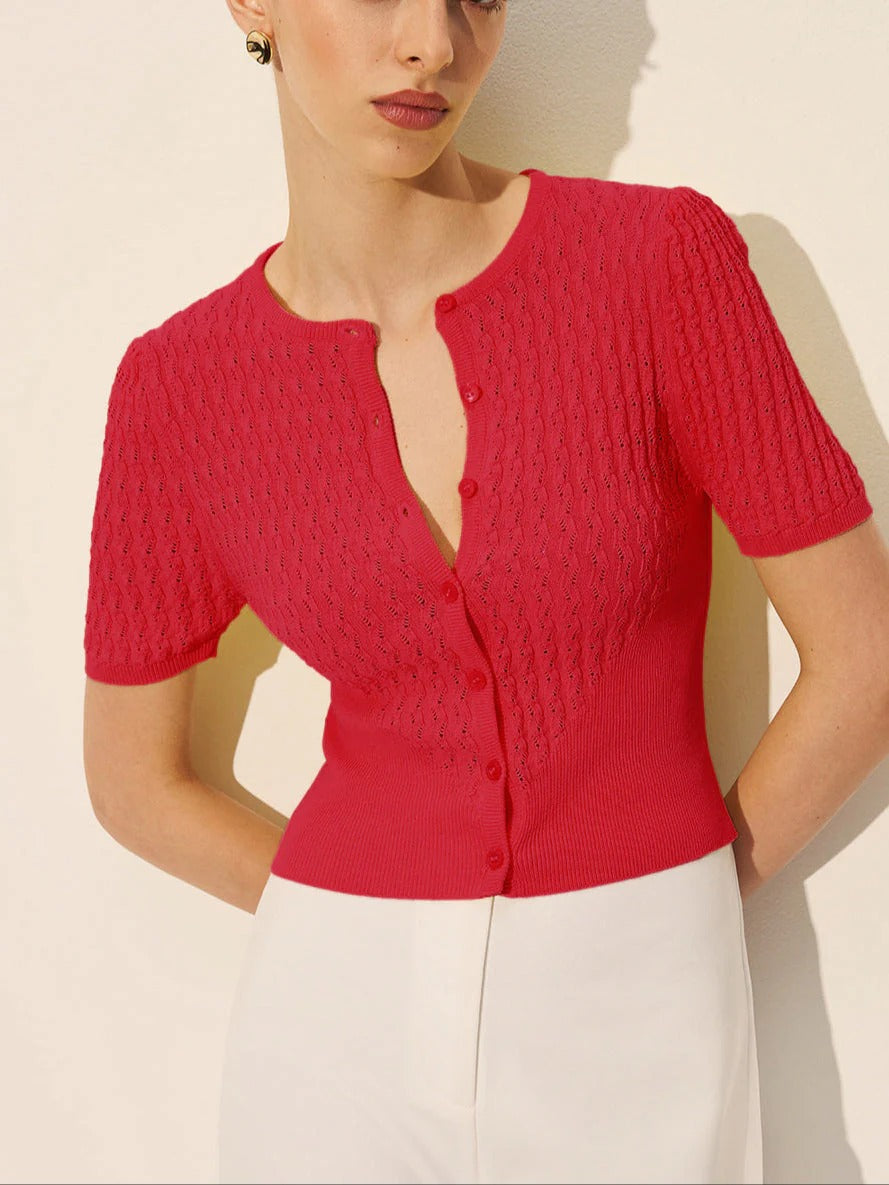 Pull Tricoté Élégant pour Femme