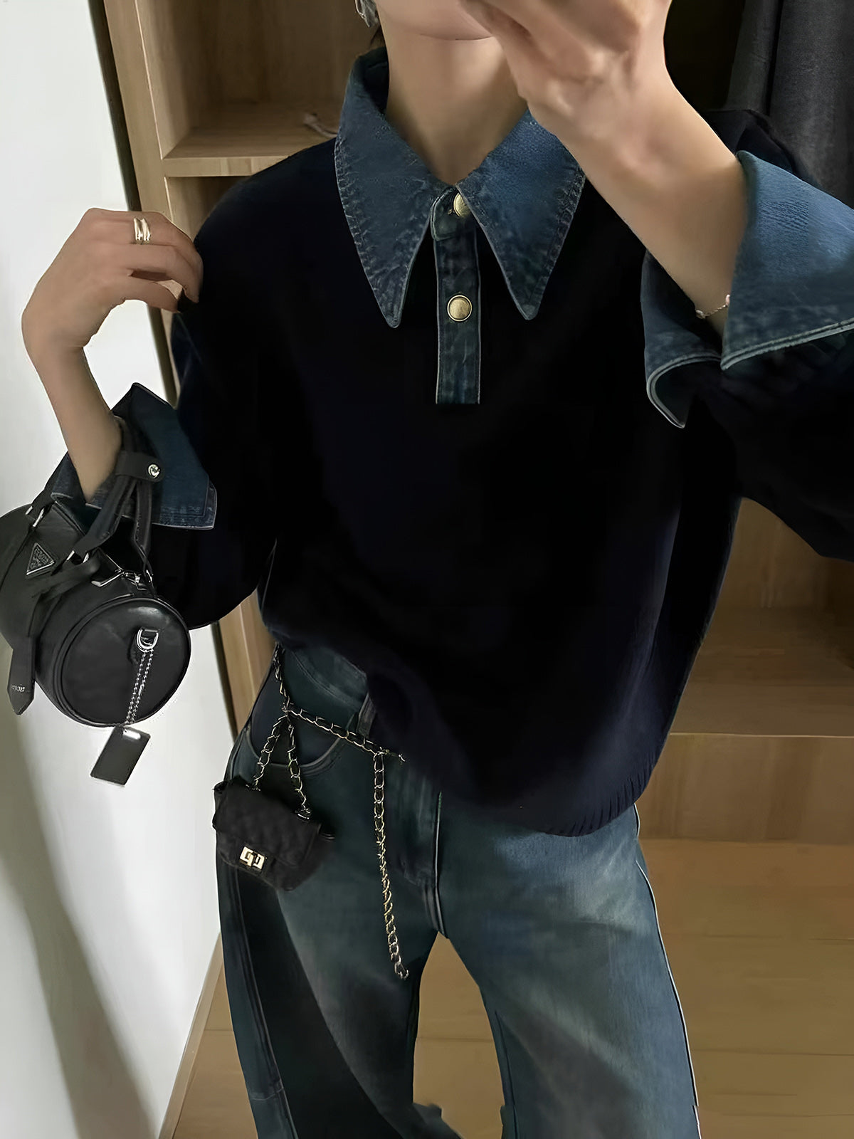 Pull Femme Polyvalent à Revers Réversible pour Travail et Loisirs - LuxeStyle