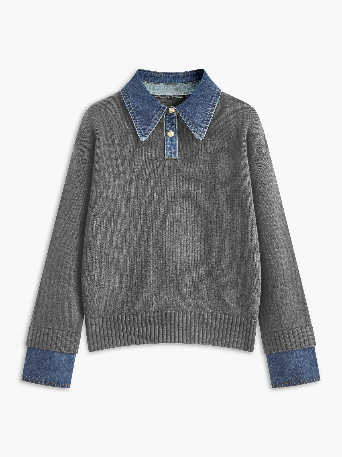 Pull Femme Polyvalent à Revers Réversible pour Travail et Loisirs