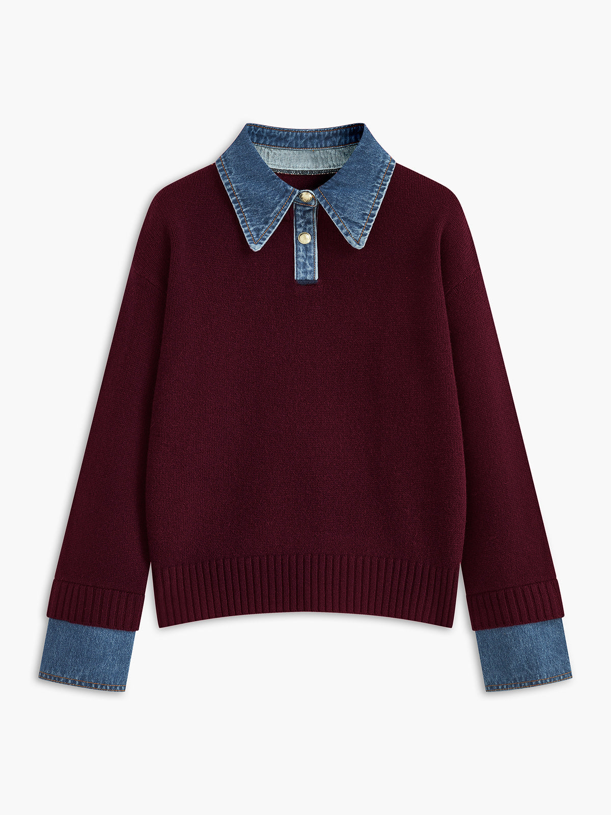 Pull Femme Polyvalent à Revers Réversible pour Travail et Loisirs