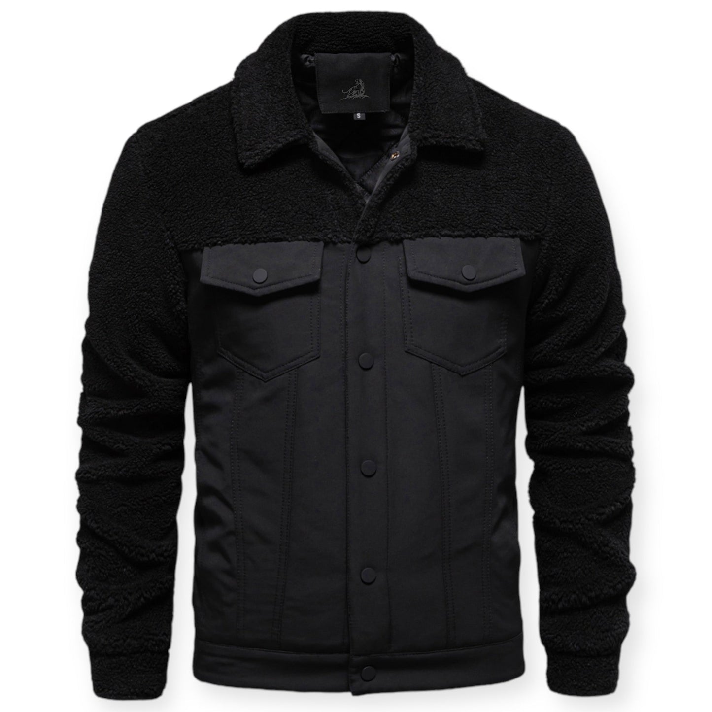 Veste Hivernale Chaude avec Fermeture Éclair pour Homme