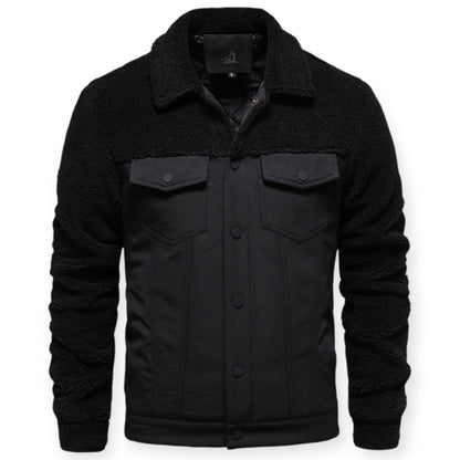 Veste Hivernale Chaude avec Fermeture Éclair pour Homme