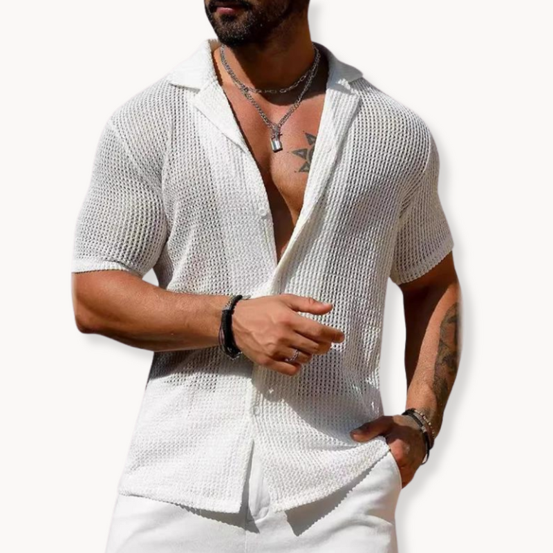 Chemise Homme Légère Manches Courtes