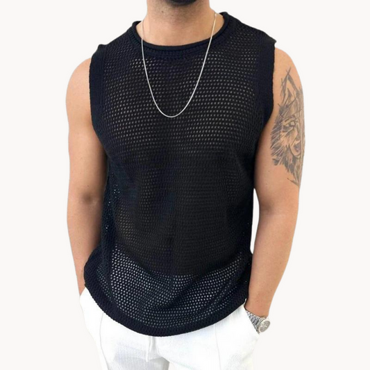 Débardeur Crochet Relaxe Ajouré - LuxeStyle