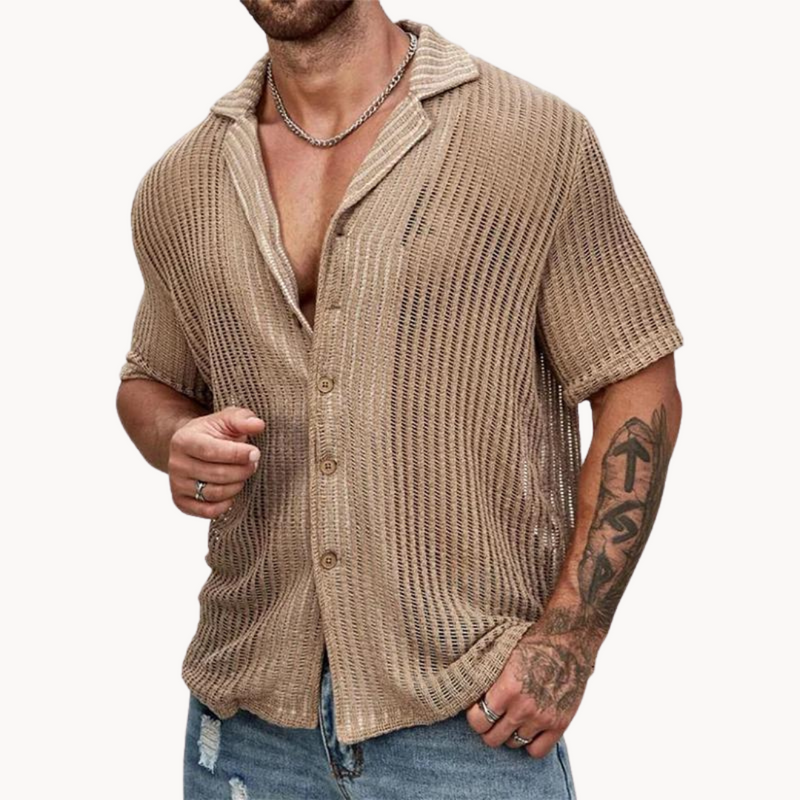 Chemise Homme Légère Manches Courtes