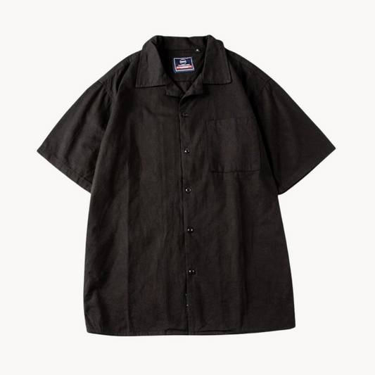 Chemise Décontractée Col Large Réduit - LuxeStyle