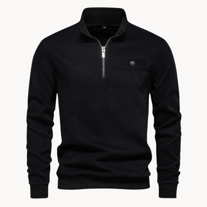 Pull décontracté homme à fermeture éclair
