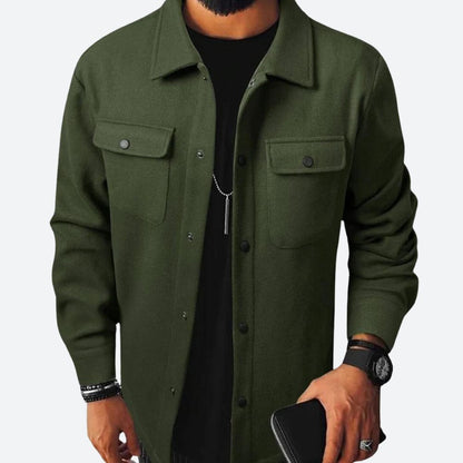 Chemise Homme Chaud et Confortable Hiver