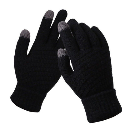 Gants Femme Hiver Douillet avec Motif Brodé