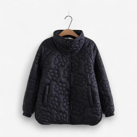 Manteau Femme Hiver Long Col Montant - LuxeStyle