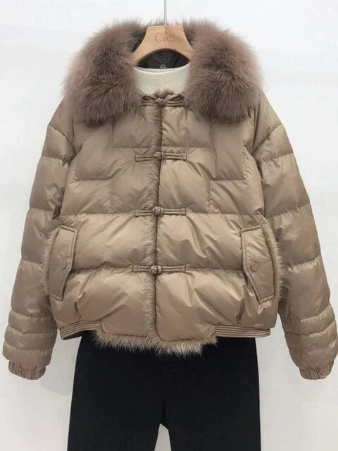 Parka Femme Hiver Élégant et Chaud - LuxeStyle