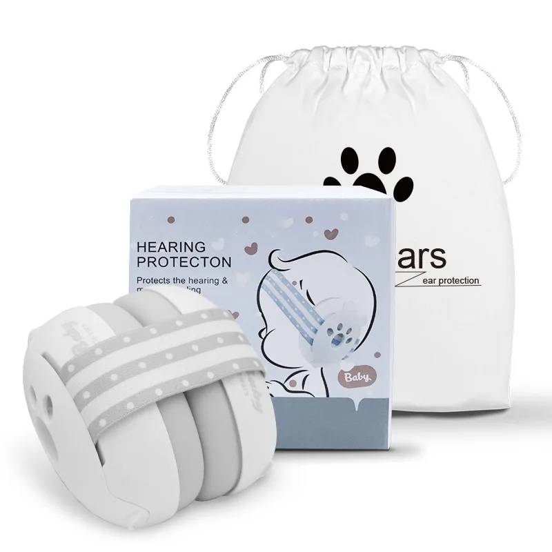 Casque de Protection Auditif Bébé Garçon avec Étui de Transport