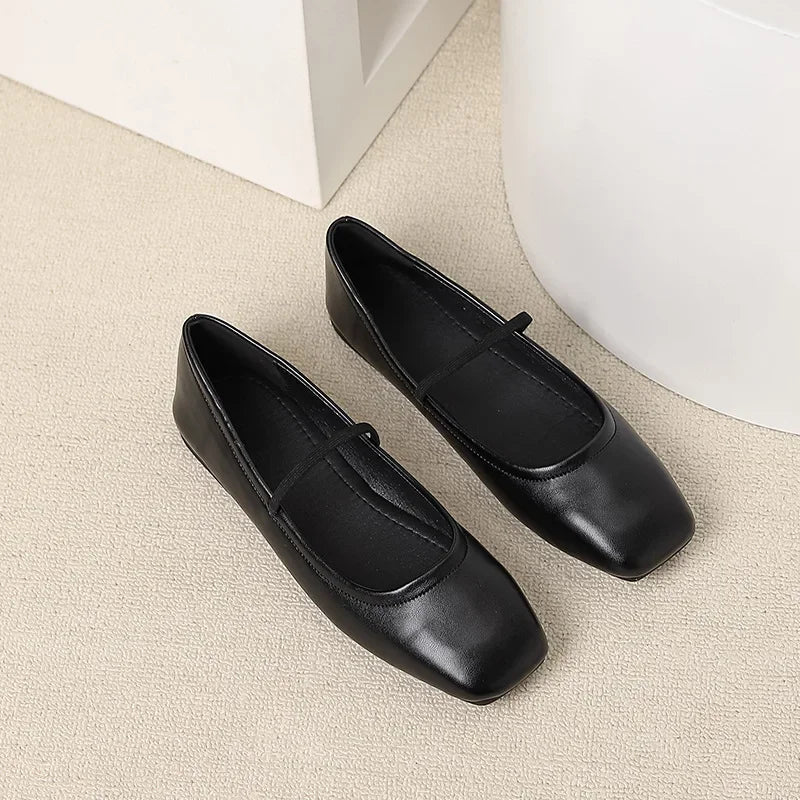 Maggie Ballerines Femme – Chaussures Brillantes à Bout Rond Chic & Tendances