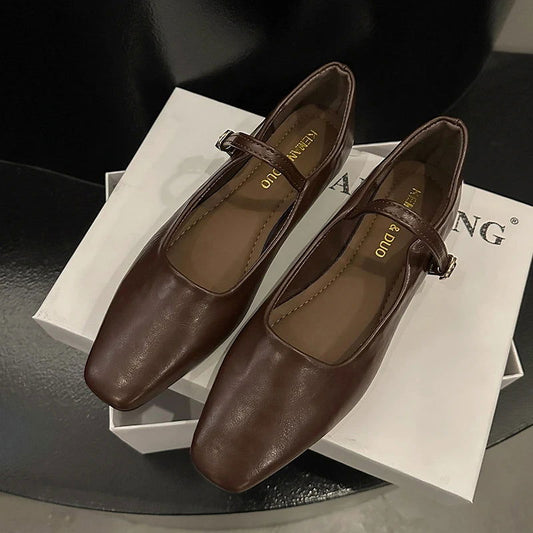 Ballerines Femme Élégantes à Lacets & Style Rétro - LuxeStyle