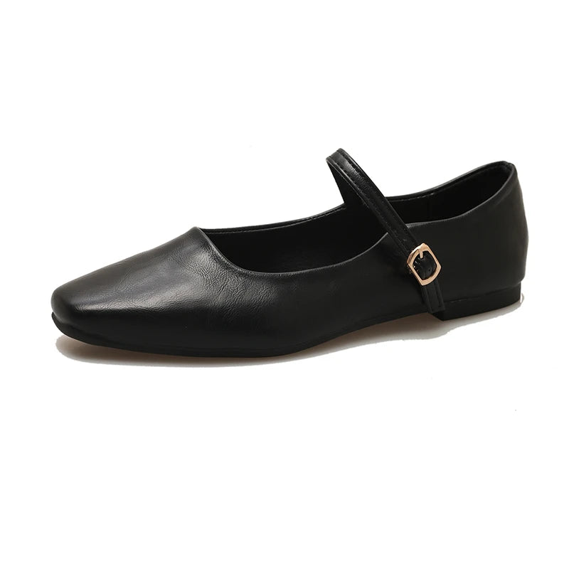 Ballerines Femme Élégantes à Lacets & Style Rétro