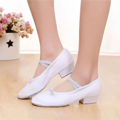 Ballerines Féminines Élégantes à Talon Plat & Décoration Raffinée