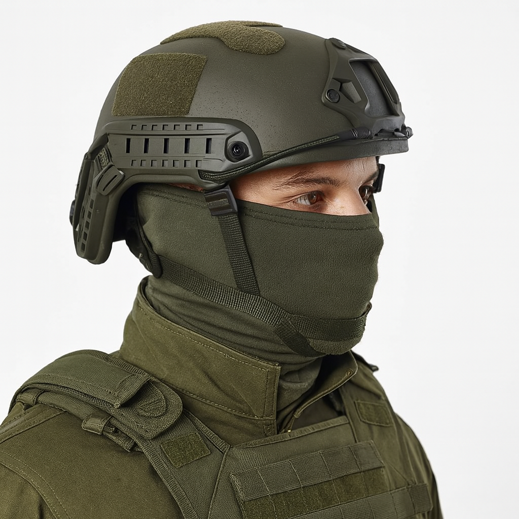 Casque Militaire avec Vision de Nuit et Micro Incorporé