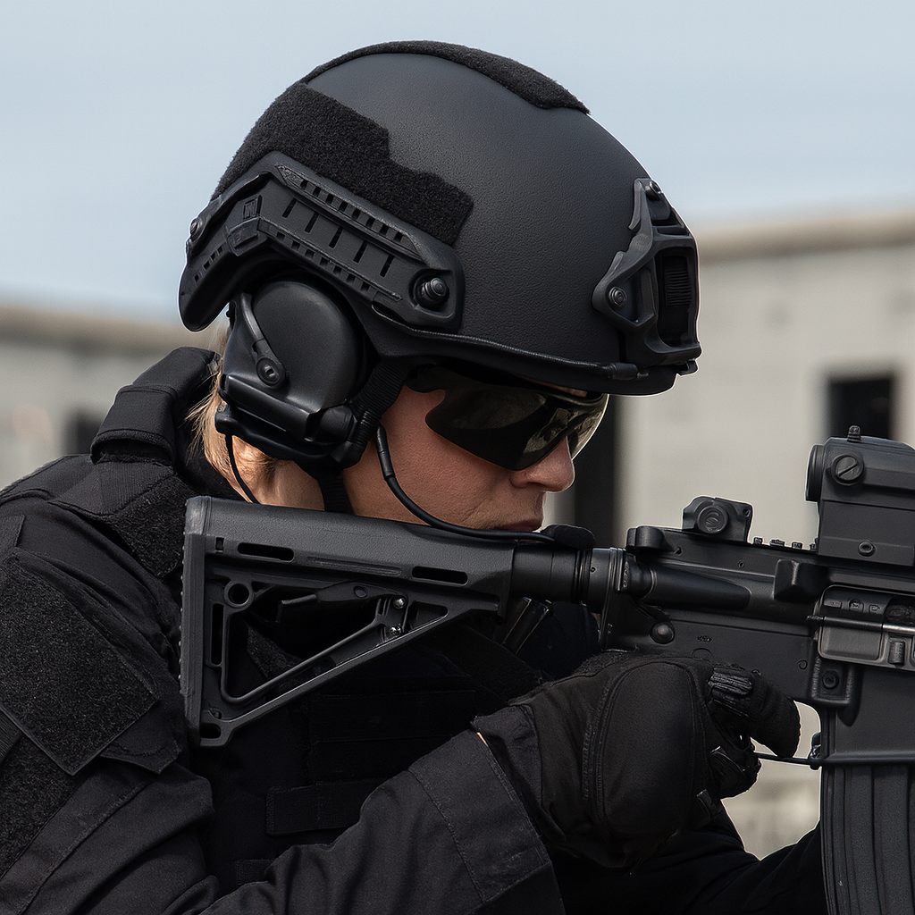Casque Militaire avec Vision de Nuit et Micro Incorporé
