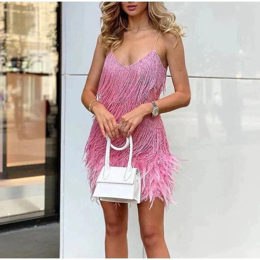 CalyssaChic™ – Robe de Cocktail Femme Élégante en Tissu Léger & Flatteur
