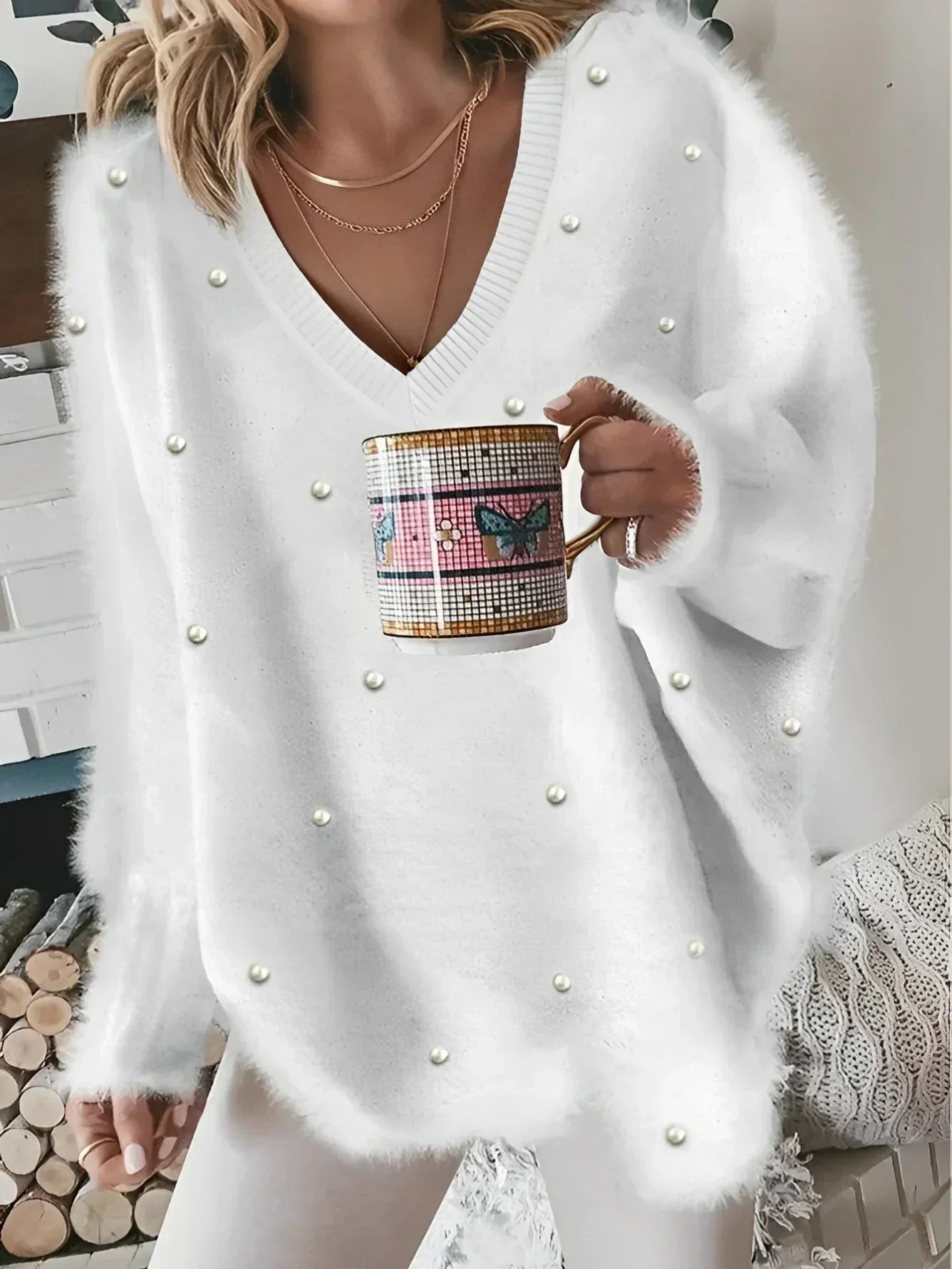 Pull Femme Grande Taille Décontracté Élégant - LuxeStyle