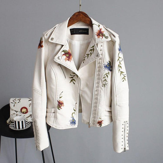Blouson Floral Féminin Hiver - LuxeStyle