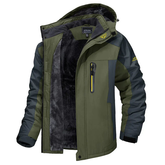 Veste Imperméable pour Homme avec Capuche Amovible - LuxeStyle