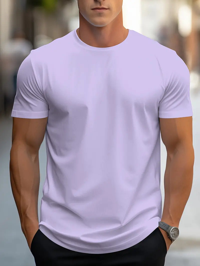T-shirt Homme Blanc Décontracté