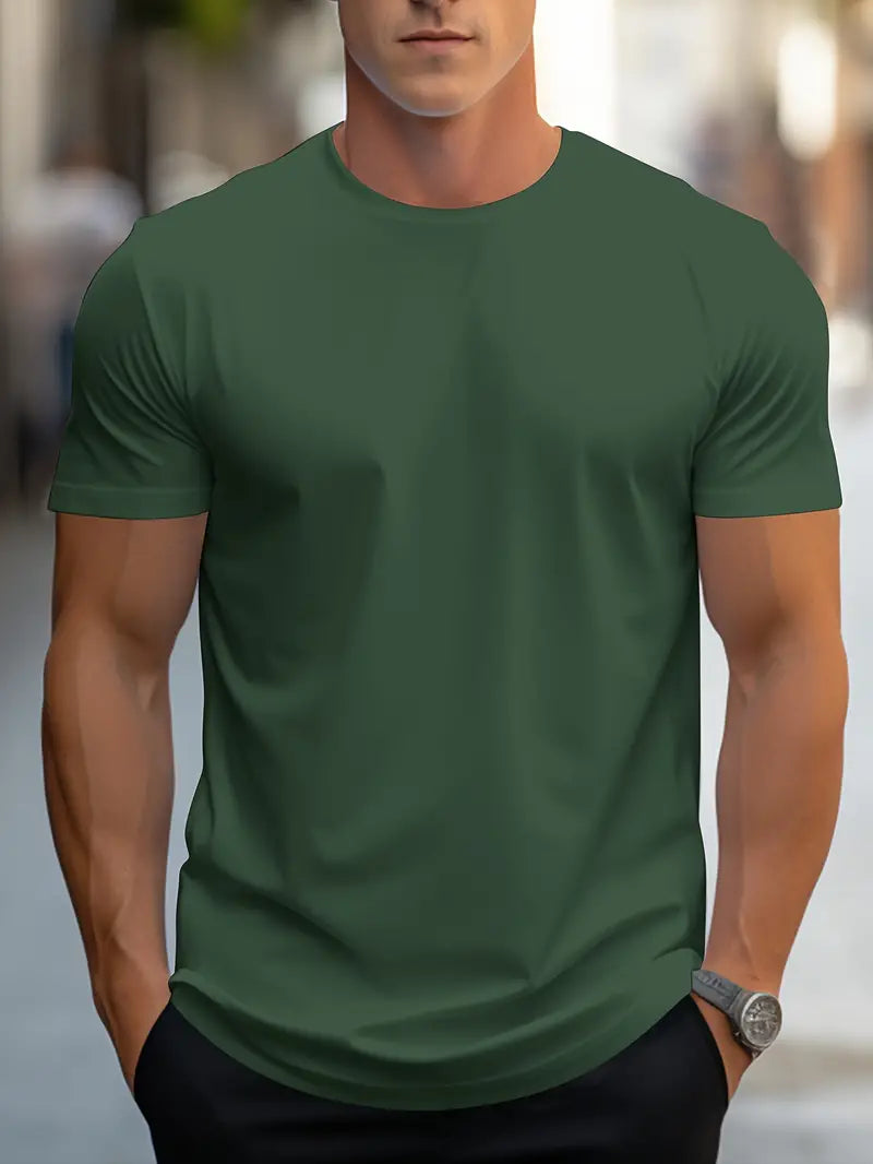 T-shirt Homme Blanc Décontracté