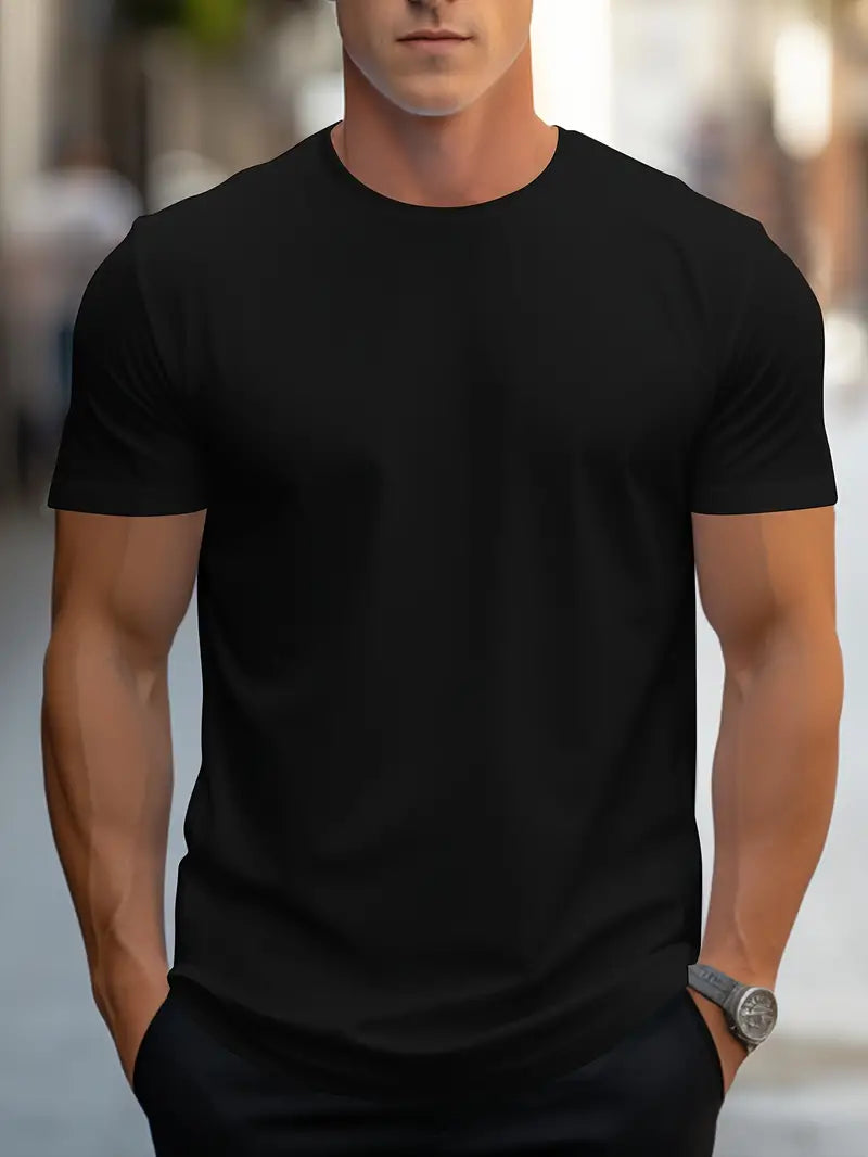 T-shirt Homme Blanc Décontracté