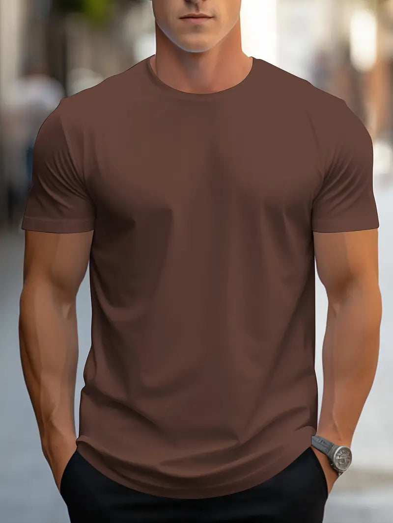 T-shirt Homme Blanc Décontracté