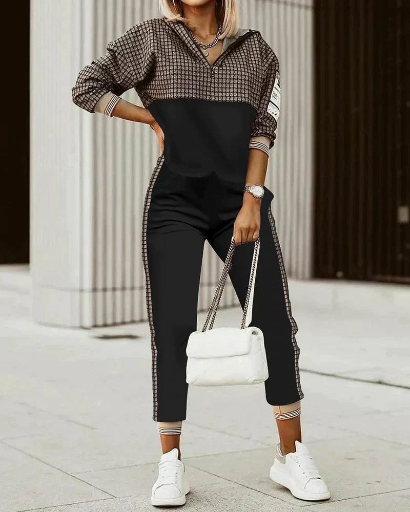 Ensemble Décontracté pour Femme Capuche et Jogging