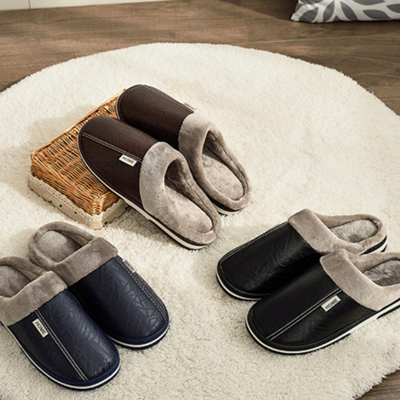 Chaussons Polaires Douillets et Antidérapants - BlxckFR