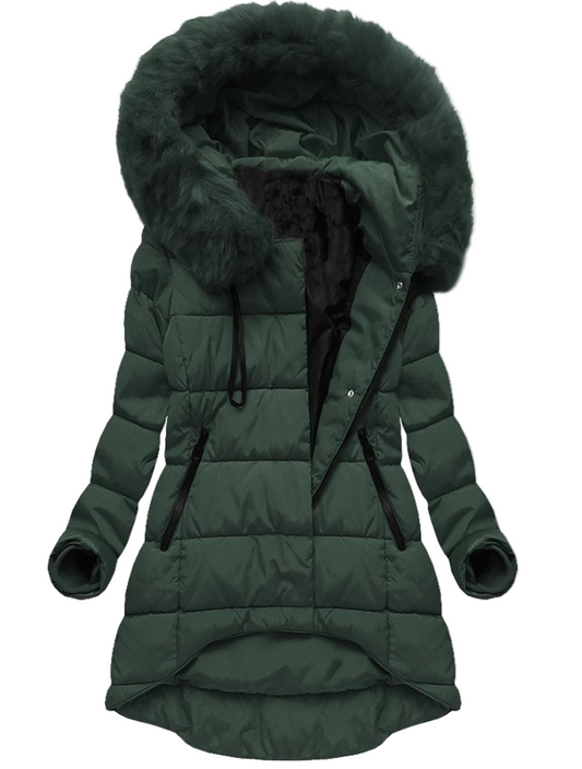 Veste Élégante Hivernale Doublée pour Femme - LuxeStyle