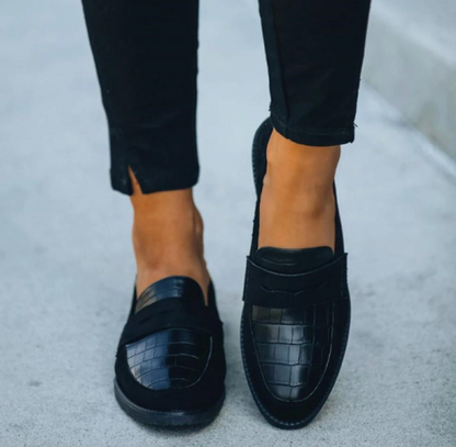 Chaussures Décontractées à Bout Arrondi Féminines