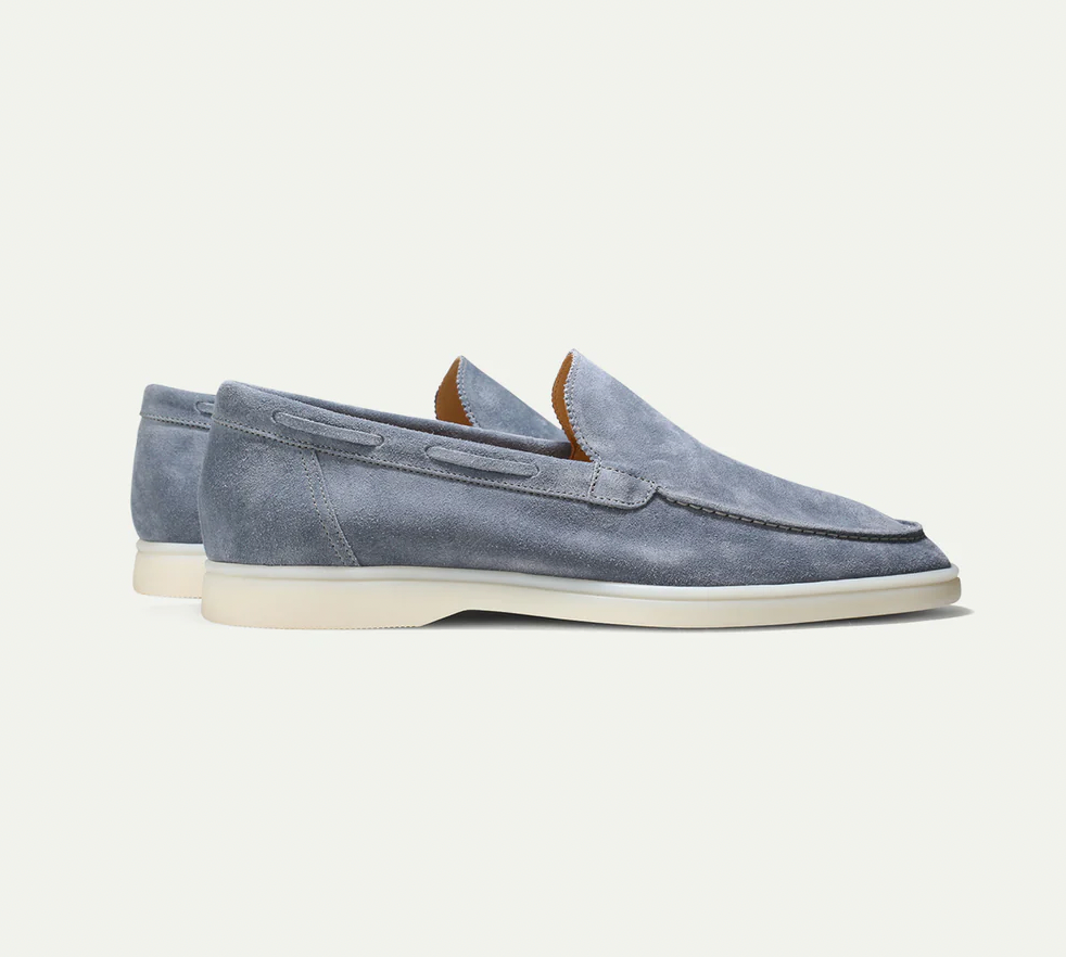 Chaussures Décontractées Homme Cuir Marine