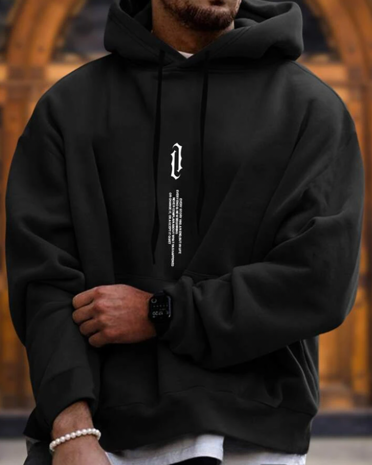 Sweat À Capuche Graphique Pour Homme | Parfait Pour Le Sport En Plein Air - LuxeStyle