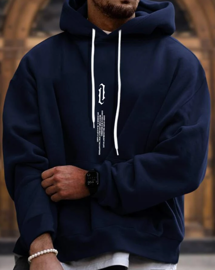 Sweat À Capuche Graphique Pour Homme | Parfait Pour Le Sport En Plein Air