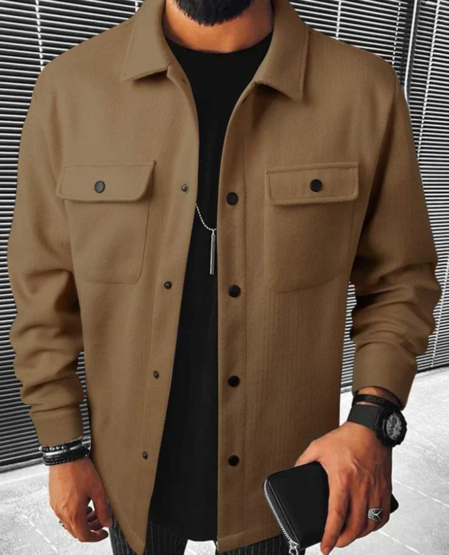 Chemise Homme Douce et Chaude en Coton Élégant