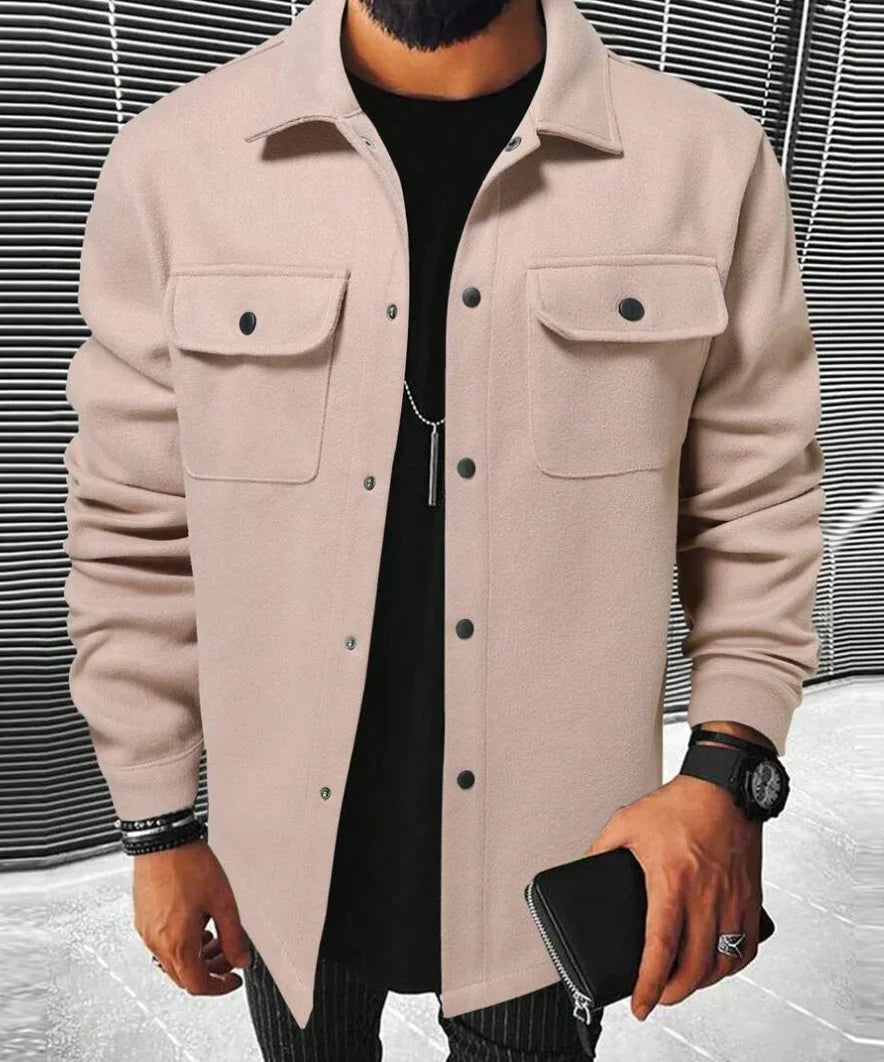 Chemise Homme Douce et Chaude en Coton Élégant
