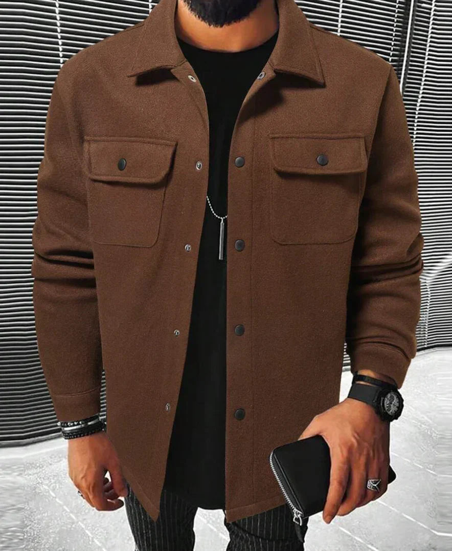 Chemise Homme Douce et Chaude en Coton Élégant