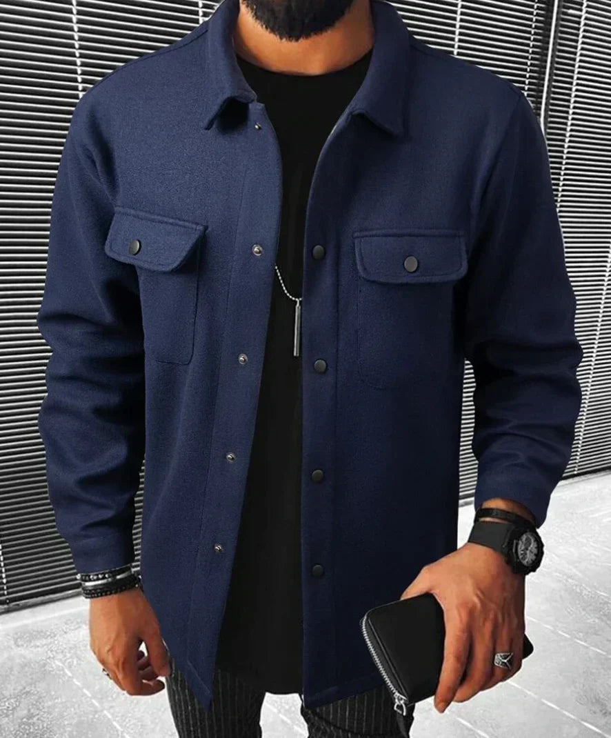 Chemise Homme Douce et Chaude en Coton Élégant