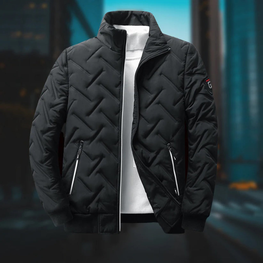Blouson Homme Hiver Douillet avec Capuchon - LuxeStyle