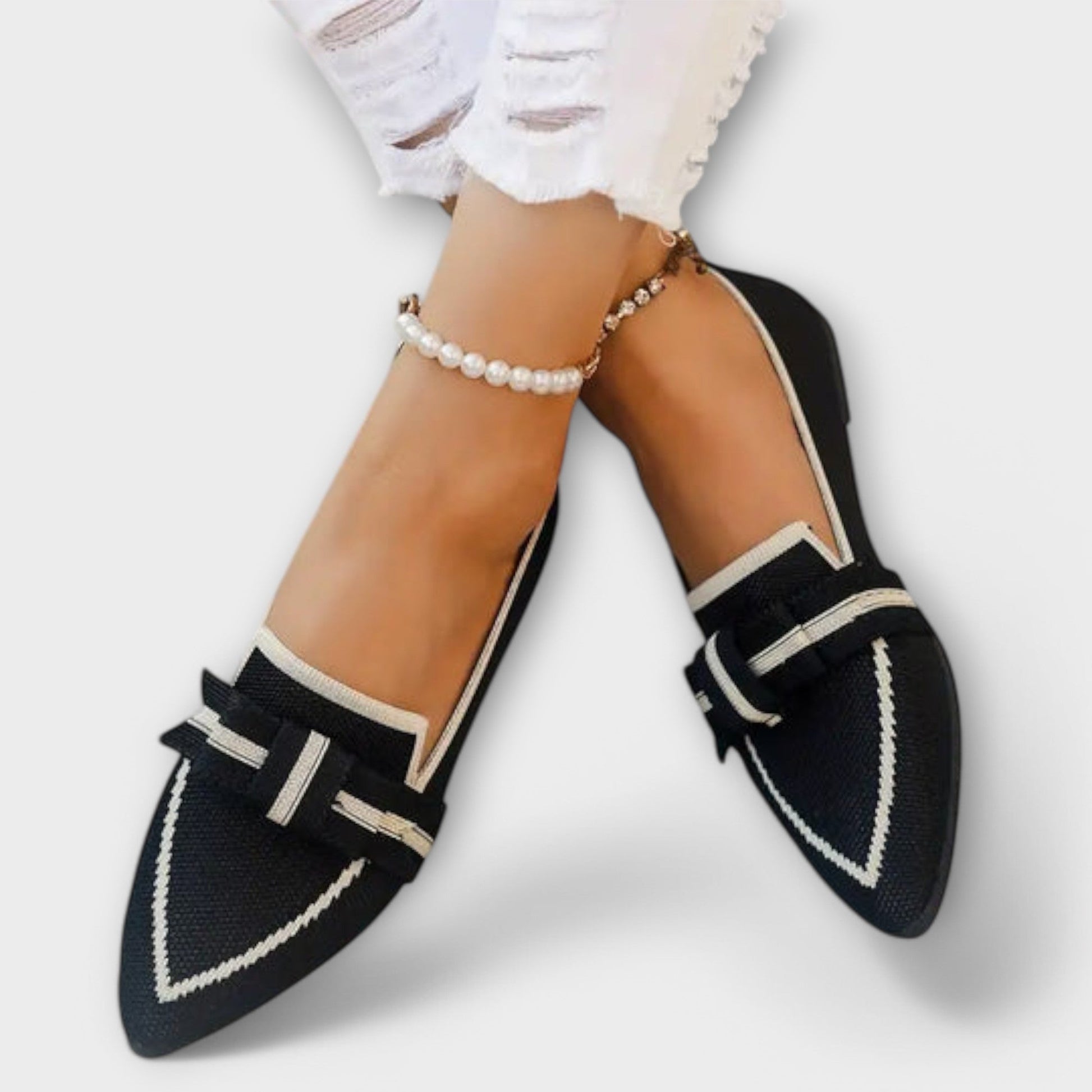 Chaussures Femmes Plates avec Décoration Élégante pour Tous les Jours - LuxeStyle
