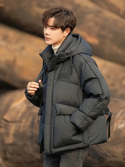 Manteau Hivernal Élégant avec Doublure Chaude pour Homme