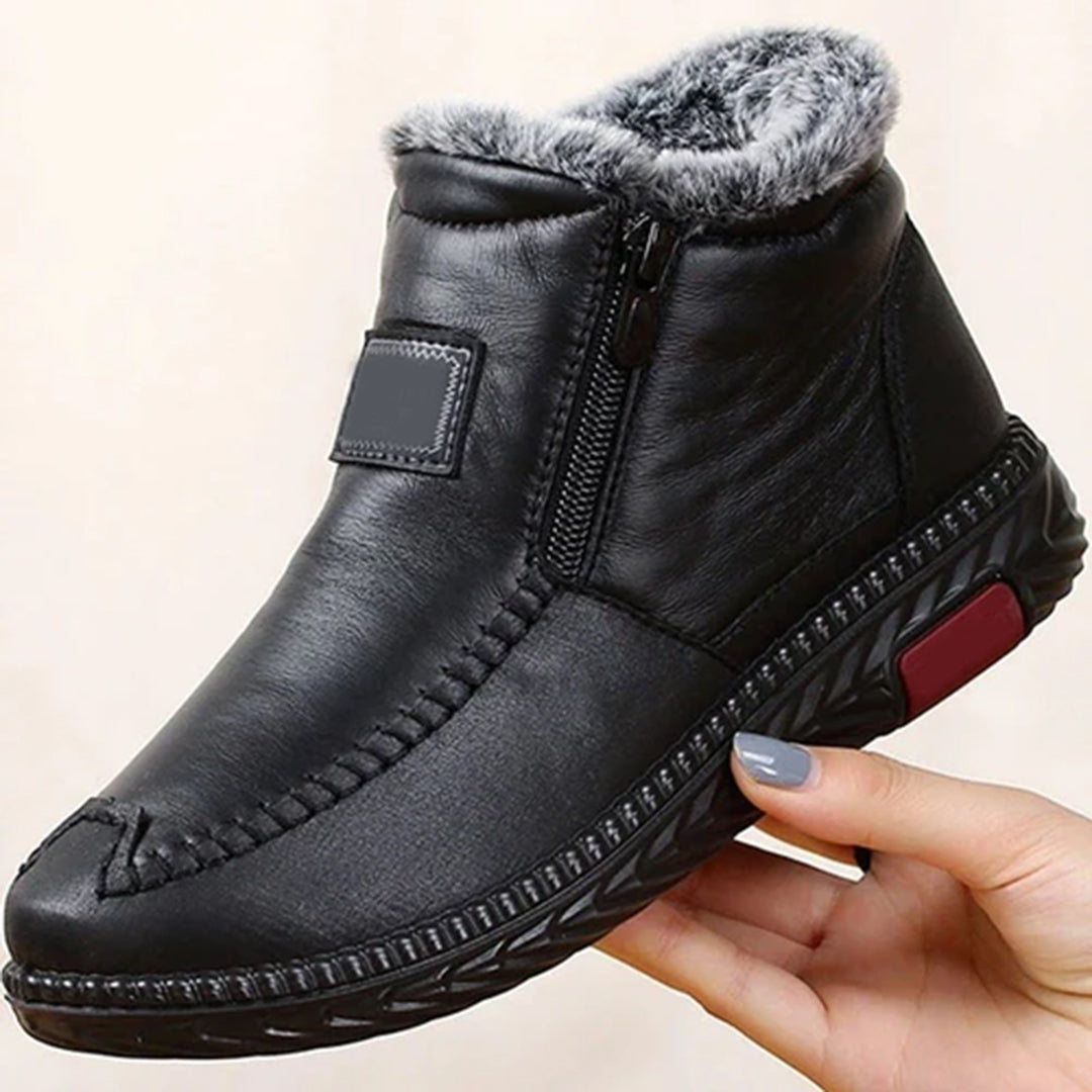 Bottes Hiver Chaudes Femmes - Fourrure Douce & Semelle Grip - LuxeStyle
