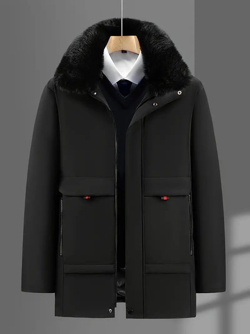 Doudoune Hiver pour Homme avec Capuche Réglable - LuxeStyle