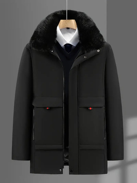 Doudoune Hiver pour Homme avec Capuche Réglable - LuxeStyle