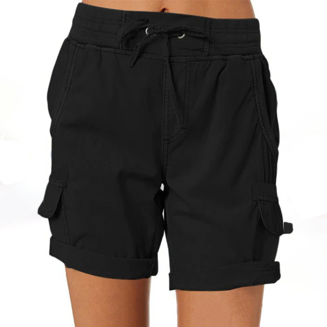 Short Cargo Femme Été avec Poches Pratiques