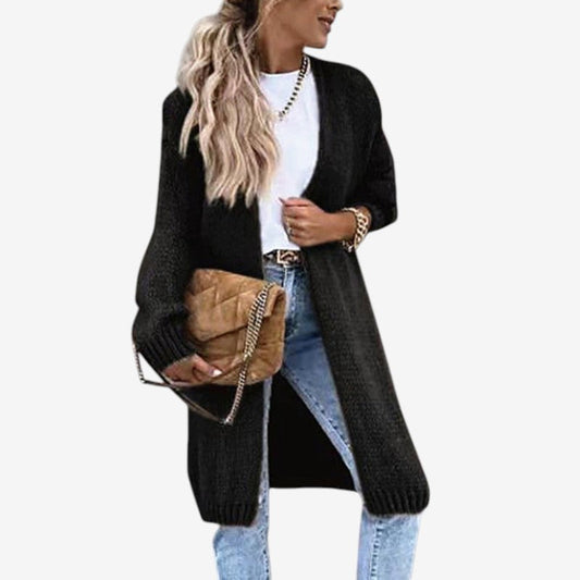 Cardigan Féminin à Manches Longues Élégant - LuxeStyle