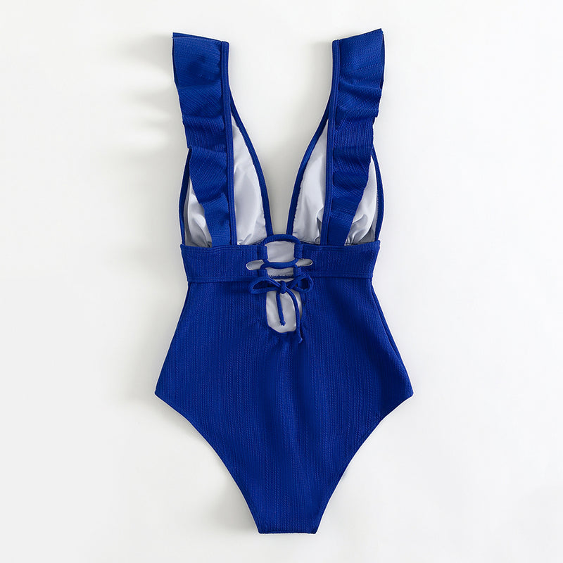 Maillot de Bain Femme Élégant avec Bretelles Délicates